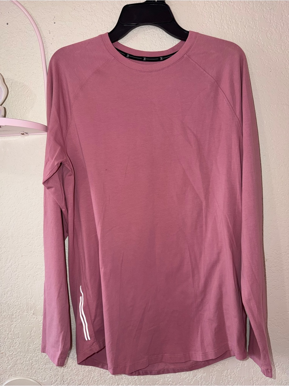 Kenneth Cole Long-Sleeve active Tee - Dusty Rose